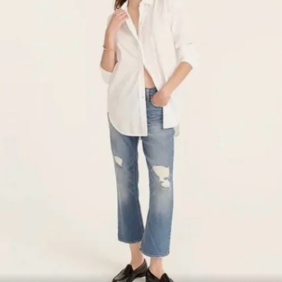 J. Crew Denim - J. Crew Demi Boot Crop Jeans Size 29T Tall Denim Size 8 NWOT